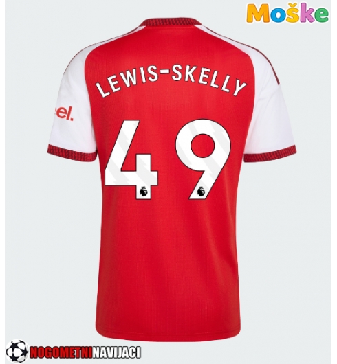 Moške Nogometnih dresov Arsenal Myles Lewis-Skelly #49 Domači 2026-27 Kratki rokavi Moške Nogometnih dresov Arsenal Myles Lewis-Skelly #49 Domači 2026-27 Kratki rokavi